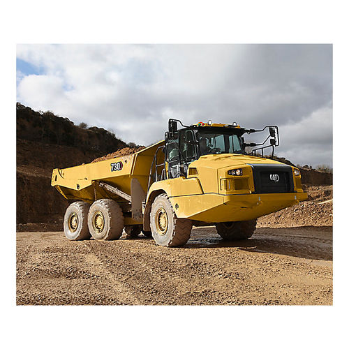Muldenkipper mit Gelenk -  730 - CATERPILLAR - mit Gummireifen / für Baustelle