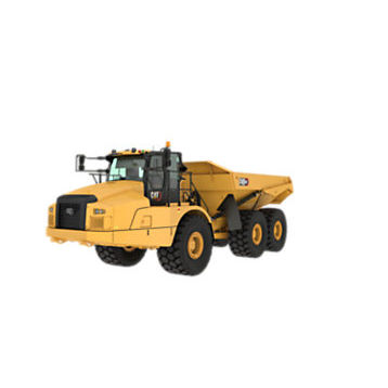 Muldenkipper mit Gelenk - 745 - CATERPILLAR - mit Gummireifen / für Baustelle / Diesel