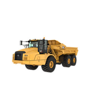 Muldenkipper mit Gelenk - 740 EJ - CATERPILLAR - mit Gummireifen / für Baustelle / Diesel
