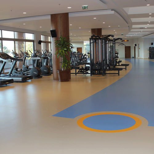 Sportboden für den Innenraum - TARAFLEX™ SURFACE - Gerflor - Contract Sport & Contract Flooring - mineralisch / für Mehrzweck-Sporthallen / hochbelastbar