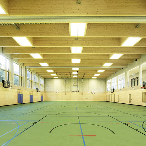 Sportboden für den Innenraum - SUBFLEX LINODUR SPORT  - Gerflor - Contract Sport & Contract Flooring - mineralisch / für Mehrzweck-Sporthallen / 100% recycelbar