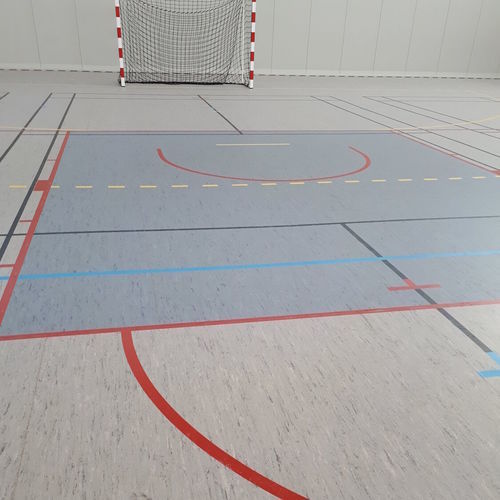 Sportboden für den Innenraum - MARMORETTE  - Gerflor - Contract Sport & Contract Flooring - Linoleum / für Mehrzweck-Sporthallen / dauerhaft