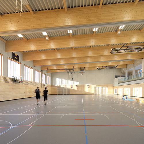 Sportboden für den Innenraum - COLORETTE  - Gerflor - Contract Sport & Contract Flooring - Linoleum / für Schulen / für Mehrzweck-Sporthallen