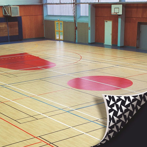 Sportboden für den Innenraum - TARAFLEX® ISOLSPORT  - Gerflor - Contract Sport & Contract Flooring - Polypropylen / für Mehrzweck-Sporthallen / dauerhaft