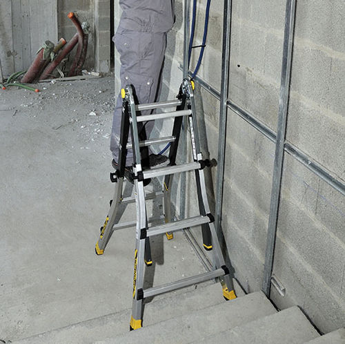 Professionelle Leiter / Arbeit - TT3  - CENTAURE - faltbar / teleskopisch / Aluminium