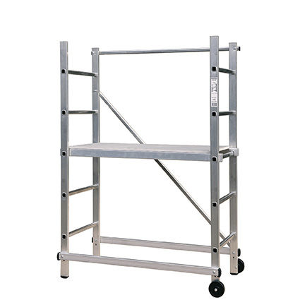 Holzgerüst - PARTNER  - CENTAURE - Aluminium / geringe Höhe / auf Rollen