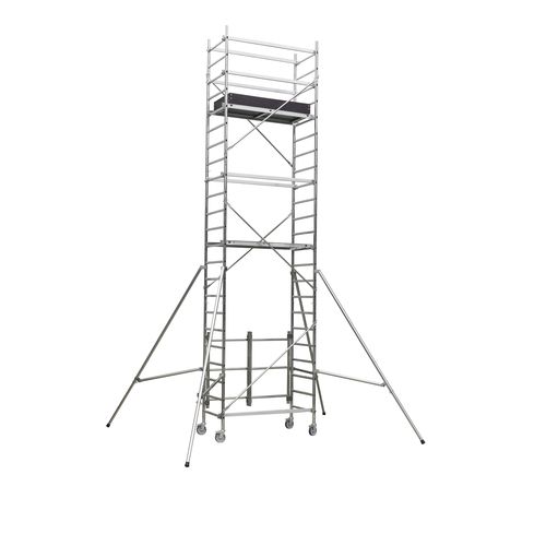 Holzgerüst - ALTER PRO   - CENTAURE - Aluminium / hoch / auf Rollen