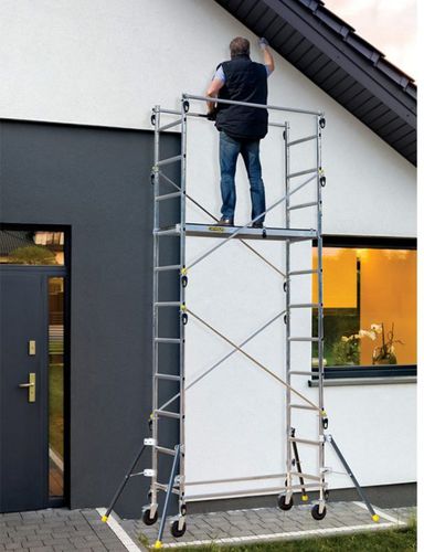 Holzgerüst - QUAD'UP  - CENTAURE - Aluminium / Stahl / hoch