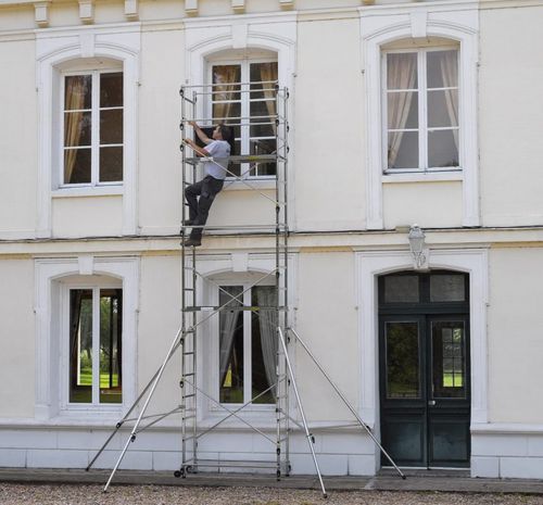 Holzgerüst - SPEED'UP XL   - CENTAURE - Aluminium / hoch / auf Rollen