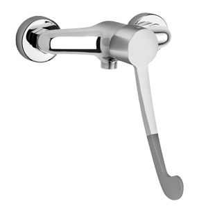 Einhebelmischer für Dusche - SMART MEDICAL : SH..511V  - Paini - wandmontiert / aus verchromtem Metall / für Badezimmer