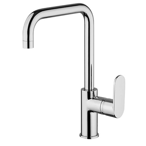 Aufsatz-Einhebelmischer - DOMUS : 18..572LL - Paini - aus verchromtem Metall / für Küche / 1-Loch
