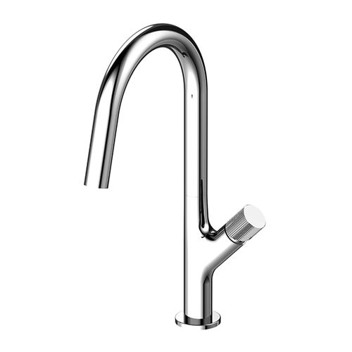 Aufsatz-Einhebelmischer - COX GRIP : 7G..572FU2 - Paini - aus verchromtem Metall / für Küche / 1-Loch