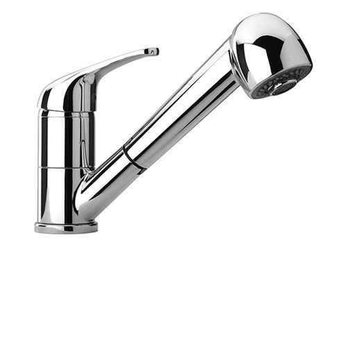 Aufsatz-Einhebelmischer - LOW PRESSURE : 64..568BP - Paini - aus verchromtem Metall / für Küche / 1-Loch