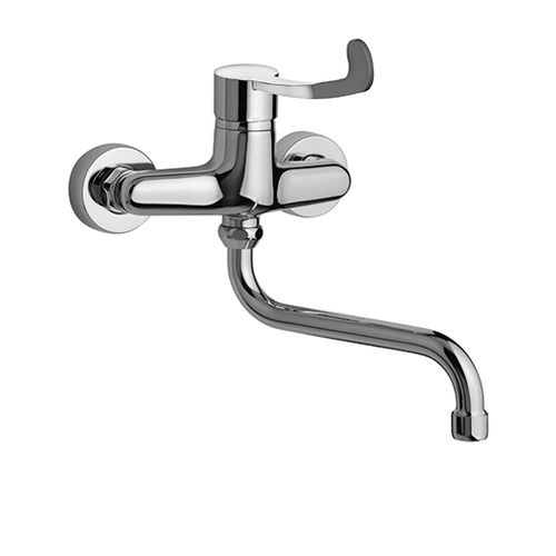 Wandmontierter Einhebelmischer - SMART MEDICAL : SH..501 - Paini - aus verchromtem Metall / für Badezimmer / 2-Loch