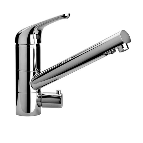 Aufsatz-Einhebelmischer - 42..573DF3V1 - Paini - aus verchromtem Metall / für Küche / 3-Loch