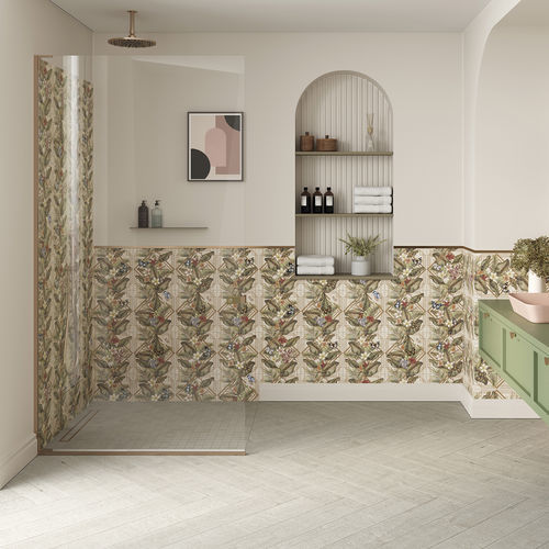 Feinsteinzeugfliesen - TROPICAL  - CERAMICAS APARICI - poliert / Hochglanz / für den Innenraum