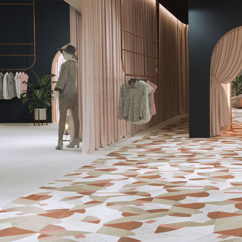 Sechseckige Fliese / Feinsteinzeug - LINED - CERAMICAS APARICI - für den Innenraum / für Küche / für Badezimmer