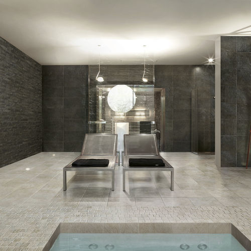 Feinsteinzeugfliesen - QUARTZ - CERAMICHE CAESAR - in Naturoptik / für den Innenraum / für Außenbereich