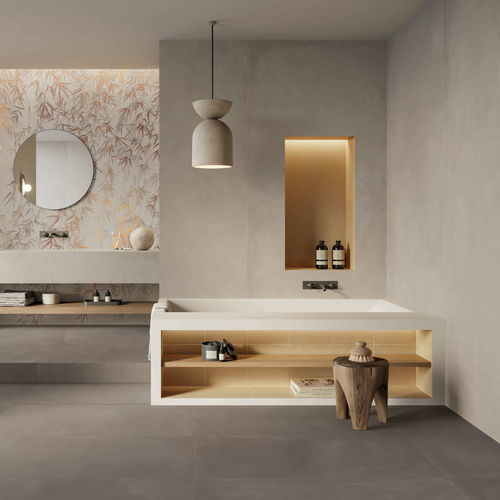 Feinsteinzeugfliesen - LEAD - CERAMICHE CAESAR - matt / für den Innenraum / für Badezimmer