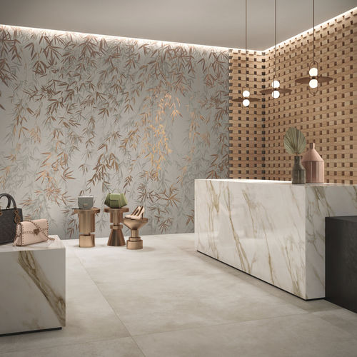 Feinsteinzeugfliesen - GOLD WILLOW - CERAMICHE CAESAR - matt / für den Innenraum / für Wohnzimmer