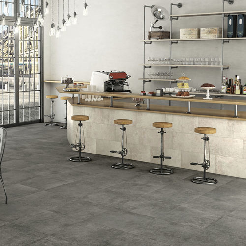 Feinsteinzeugfliesen - DARK - CERAMICHE CAESAR - matt / für den Innenraum / für Wohnzimmer