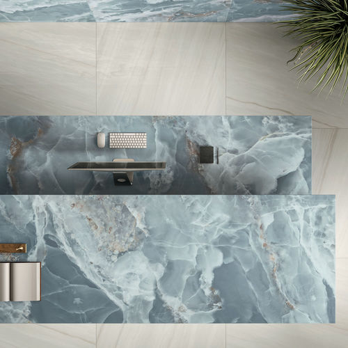 Feinsteinzeugfliesen - OCEAN - CERAMICHE CAESAR - poliert / Hochglanz / für den Innenraum