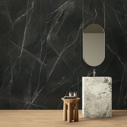 Feinsteinzeugfliesen - NIGHTFALL - CERAMICHE CAESAR - poliert / Hochglanz / für den Innenraum