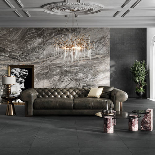Feinsteinzeugfliesen - DARK - CERAMICHE CAESAR - matt / für den Innenraum / für Außenbereich