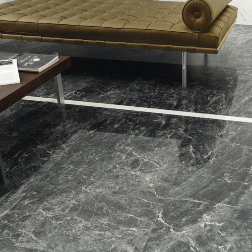 Marmoroptik-Fliesen - GREY ST.LAURENT - CERAMICHE CAESAR - Feinsteinzeug / poliert / matt