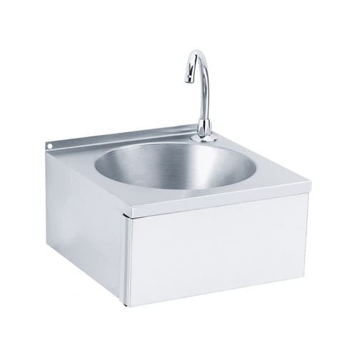 Wand-Handwaschbecken - 063500 - PELLET ASC - rund / quadratisch / Edelstahl