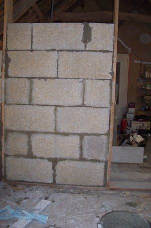 Betonstein / Isolier Hanf - CHANVRIBLOC - TECHNICHANVRE - für Wand / für Trennwand / hochleistungsfähig