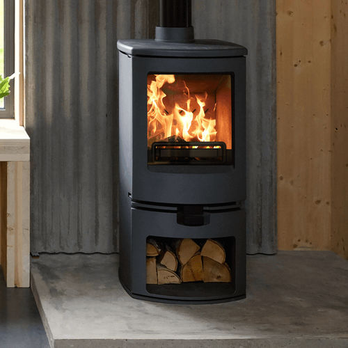 Holz-Kaminofen - ARC 5 - CHARNWOOD - 0 - 5 kW / 5 kW...10 kW / bodenstehend