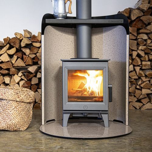 Holz-Kaminofen - Cranmore 3 - CHARNWOOD - 0 - 5 kW / bodenstehend / modern