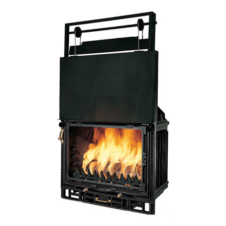 Geschlossene Feuerstelle / Holz - 67 GC 1  - BRISACH SAS - mit 1 Sichtseite / Metall