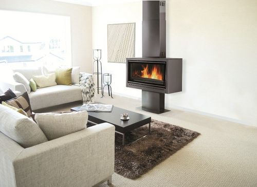 Holz-Kaminofen - VARIO 100 POD - BRISACH SAS - 6 kW / 10 kW...20 kW / modern