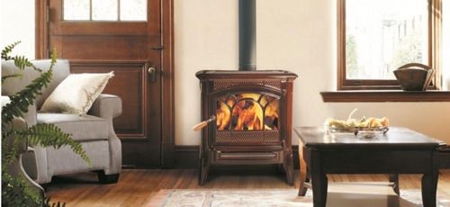 Holz-Kaminofen - COTTAGE - BRISACH SAS - 10 kW...20 kW / traditionell / Gusseisen