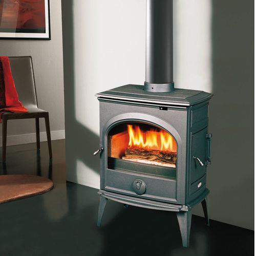 Holz-Kaminofen - ACTUAL ANTHRACITE  - Cheminées de Chazelles - 9 kW / traditionell / Gusseisen