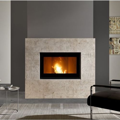 Holzkamin - RAMSES BLOND - Cheminées de Chazelles - Gas / Multibrennstoff / Pellet