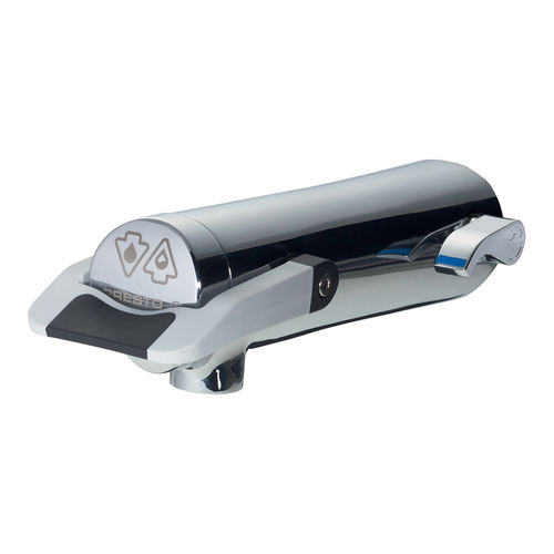 Einhebelmischer für Waschbecken - NE® DUO S : 68056 - PRESTO - wandmontiert / Selbstschluss / verchromter Messing
