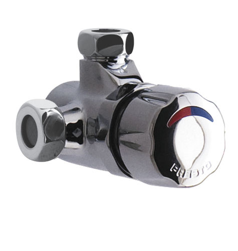 Einhebelmischer für Dusche - ALPA S® : 35166 - PRESTO - wandmontiert / Selbstschluss / aus verchromtem Metall