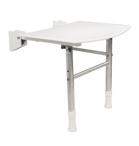 Klappbarer Duschsitz - 60480  - PRESTO - wandmontiert / Polypropylen / für Gewerbegebrauch