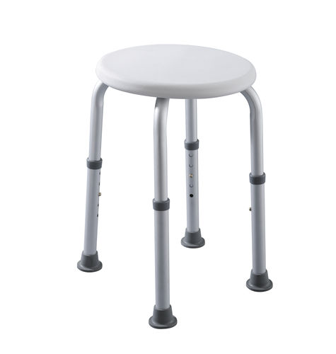 Moderner Duschhocker - 60646 - PRESTO - ABS / Gestell aus Aluminium / mit 4 Beinen