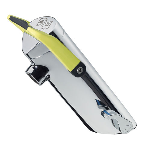 Einhebelmischer für Waschtisch - NEO® DUO S® : 68093 - PRESTO - Aufsatz / Selbstschluss / aus verchromtem Metall