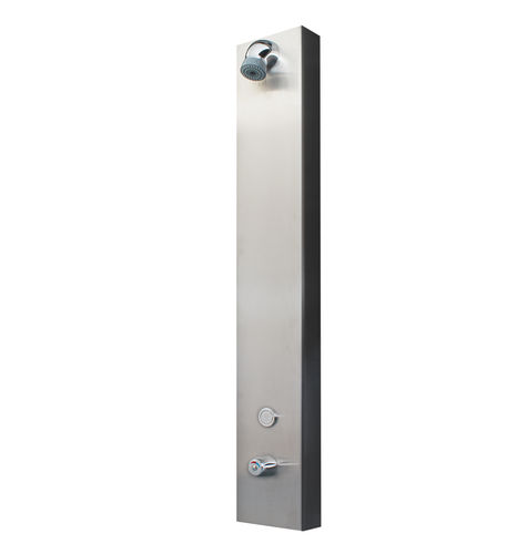 Thermostatische Duschsäule - PANNEAU PLP TOUCH®-VERSION LEGIONELLE-INOX-ALIM HAUTE :88700 - PRESTO - für Gewerbegebrauch / Edelstahl / wandmontiert