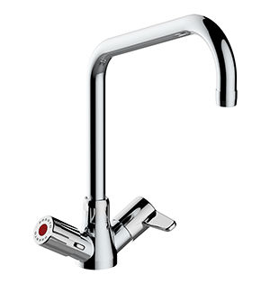Aufsatz-Zweigriffmischer - 70802 - PRESTO - Metall / für den Innenraum / 1-Loch