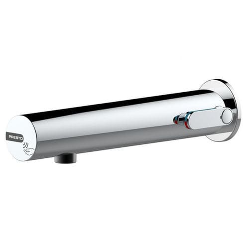 Einhebelmischer für Waschtisch - LINEA®: 57108 - PRESTO - wandmontiert / elektronisch / Messing