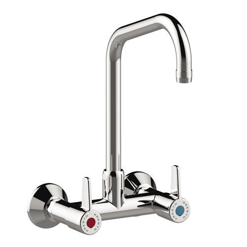 Wandmontierter Zweigriffmischer - CHEF&reg; 70840 - PRESTO - verchromter Messing / für Küche / 2-Loch