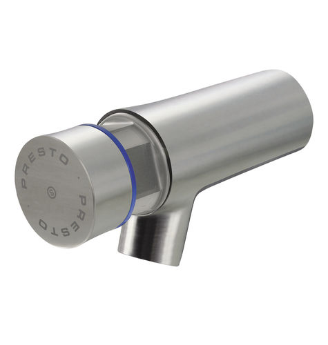 Wasserhahn für Waschtisch - NEO® S : 66220 - PRESTO - wandmontiert / Selbstschluss / Edelstahl