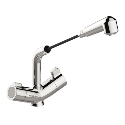 Aufsatz-Einhebelmischer - SANIFIRST MASTERMIX&reg; 74047 - PRESTO - thermostatisch / aus verchromtem Zamak / für den Innenraum