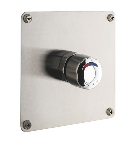 Einhebelmischer für Dusche - ALPA®  : 35941 - PRESTO - Einbau / Selbstschluss / aus verchromtem Metall